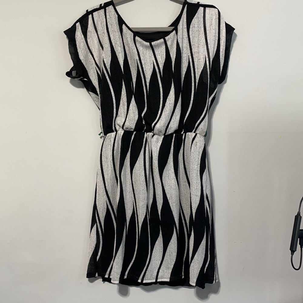 Black and white dress